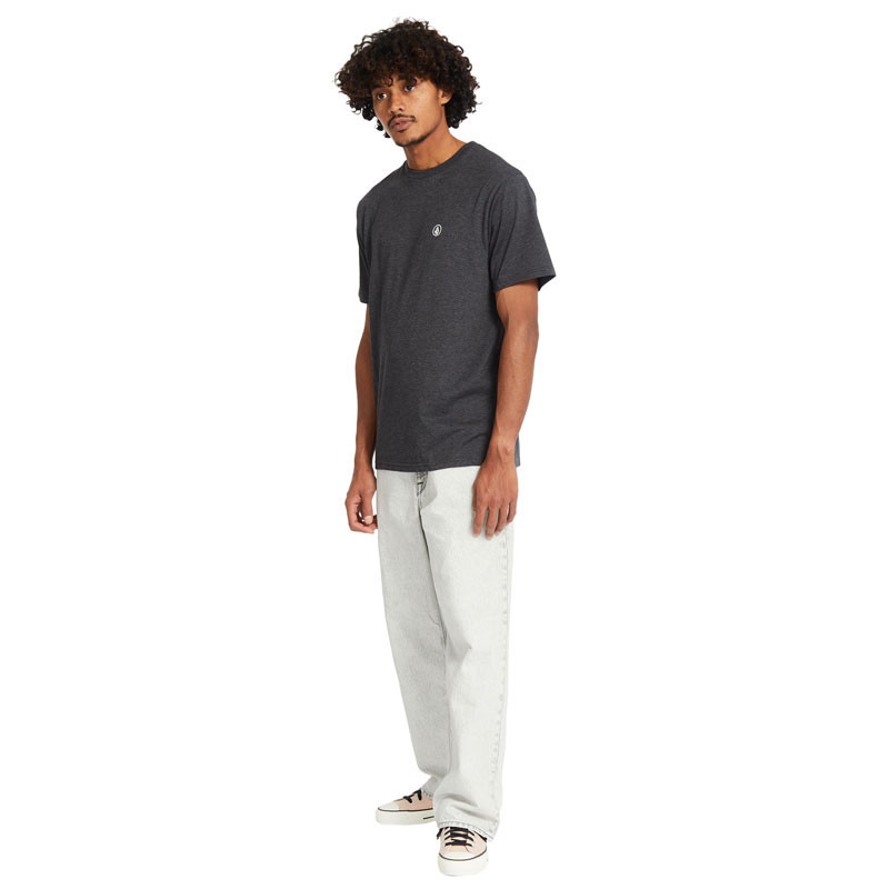 Camiseta Volcom: Circle Blanks Hth Sst (Heather Black)