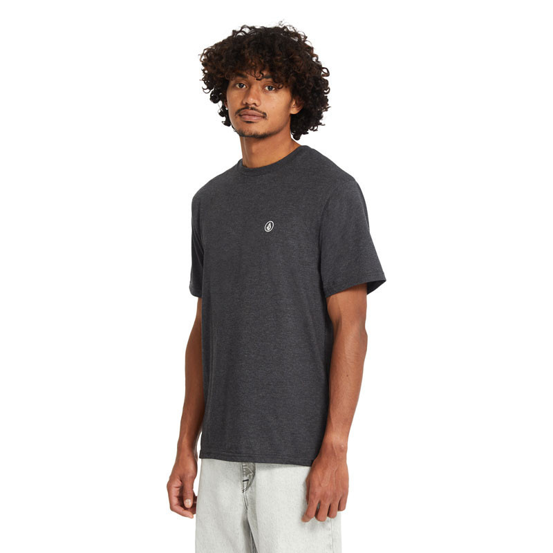 Camiseta Volcom: Circle Blanks Hth Sst (Heather Black)
