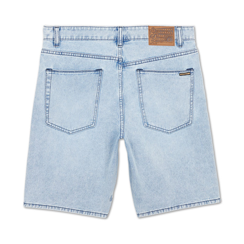 Bermuda Volcom: Solver Denim Short (Worn Light Blue)