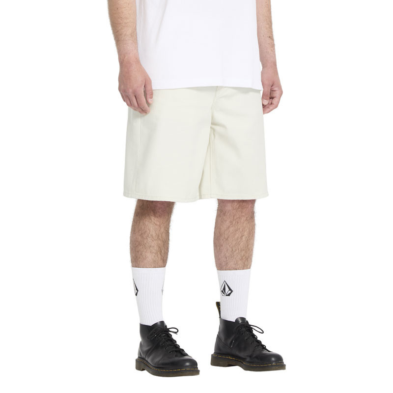 Bermuda Volcom: Billow Denim Short 22 (Dirty White)