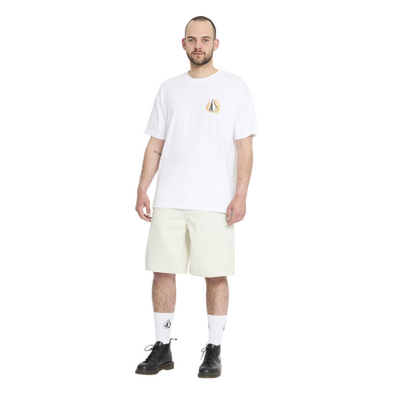 Bermuda Volcom: Billow Denim Short 22 (Dirty White)