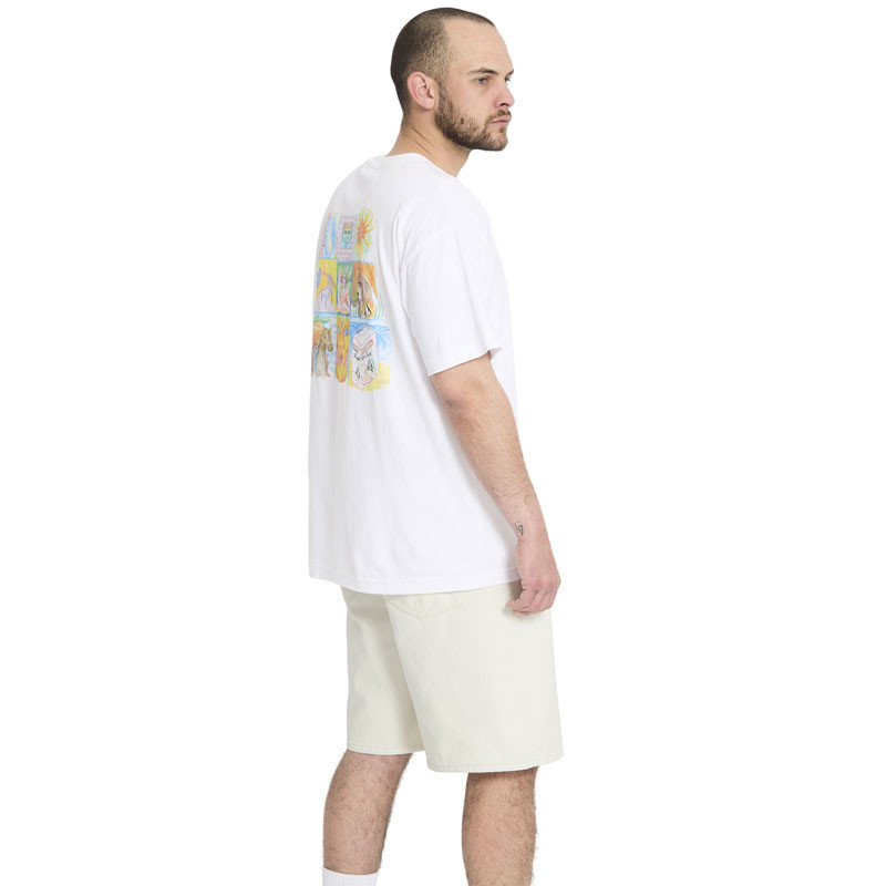 Bermuda Volcom: Billow Denim Short 22 (Dirty White)