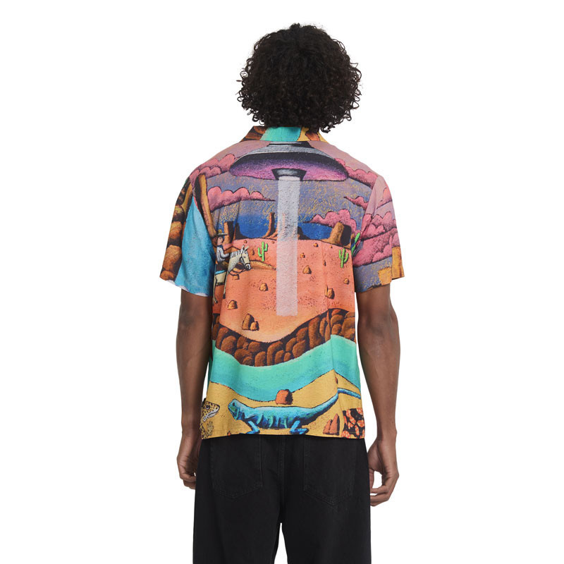 Camisa Volcom: Fa Mickey Mason SS (Multi)