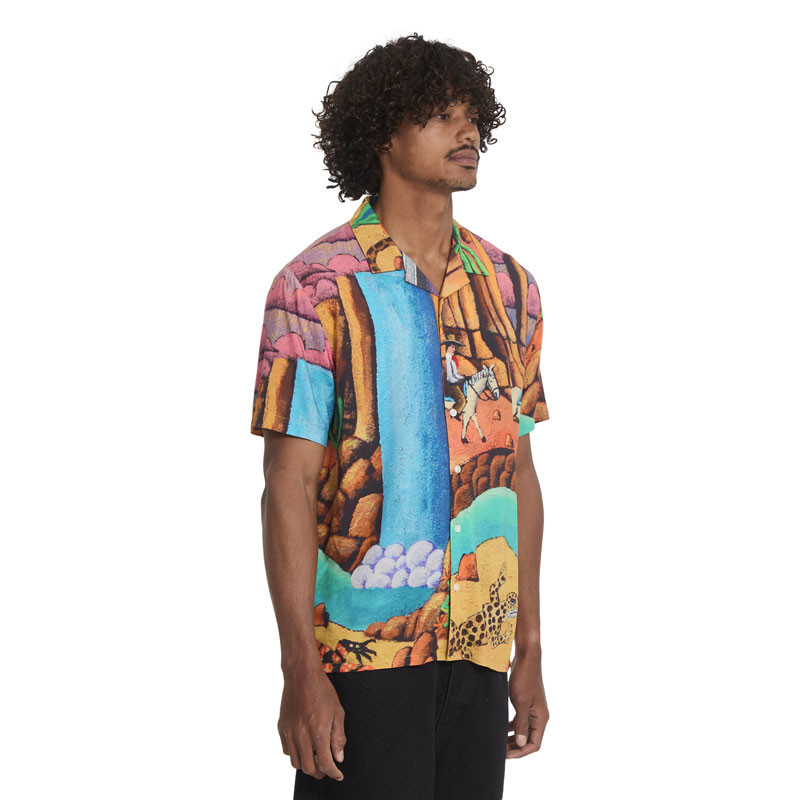 Camisa Volcom: Fa Mickey Mason SS (Multi)