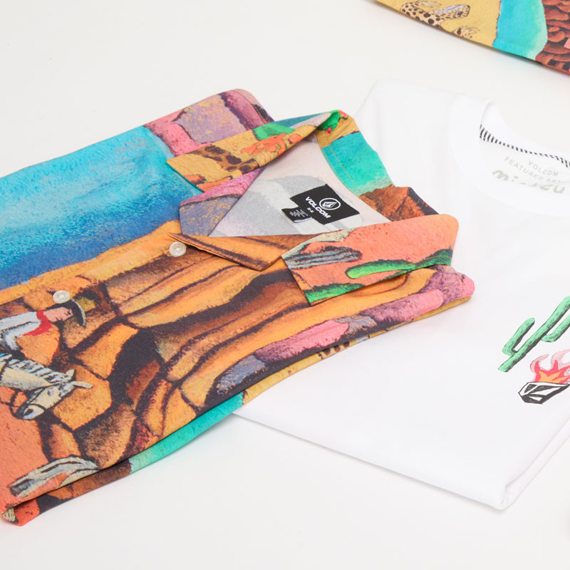 Camisa Volcom: Fa Mickey Mason SS (Multi)