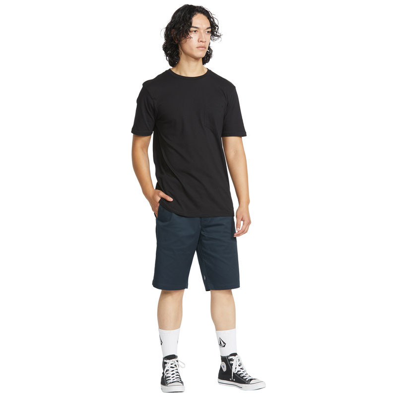 Bermuda Volcom: Frckn Mdn Strch Sht 21 (Dark Navy)