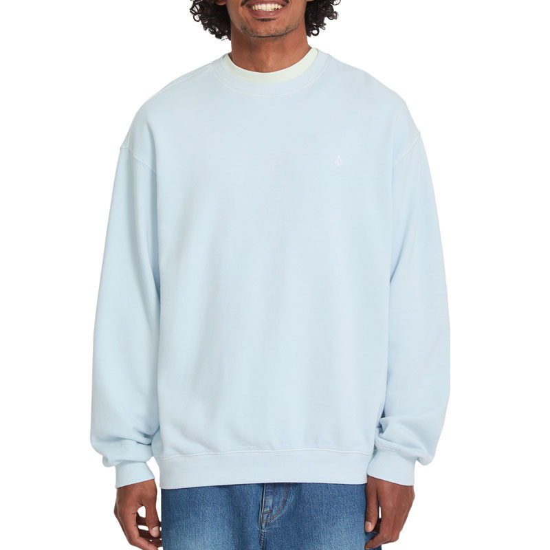 Sudadera Volcom: Single Stone Tw Crew (Light Blue Acid)
