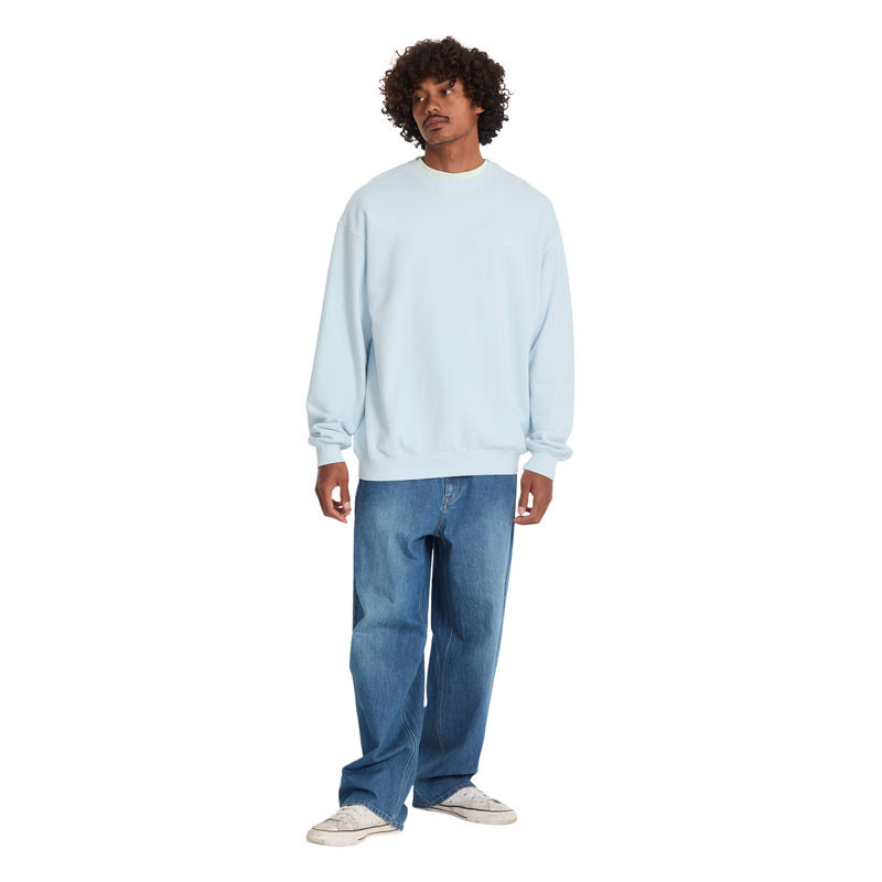 Sudadera Volcom: Single Stone Tw Crew (Light Blue Acid)