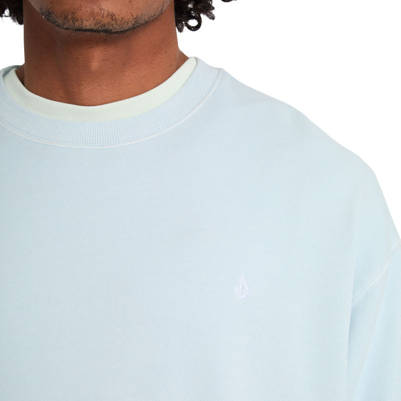 Sudadera Volcom: Single Stone Tw Crew (Light Blue Acid)