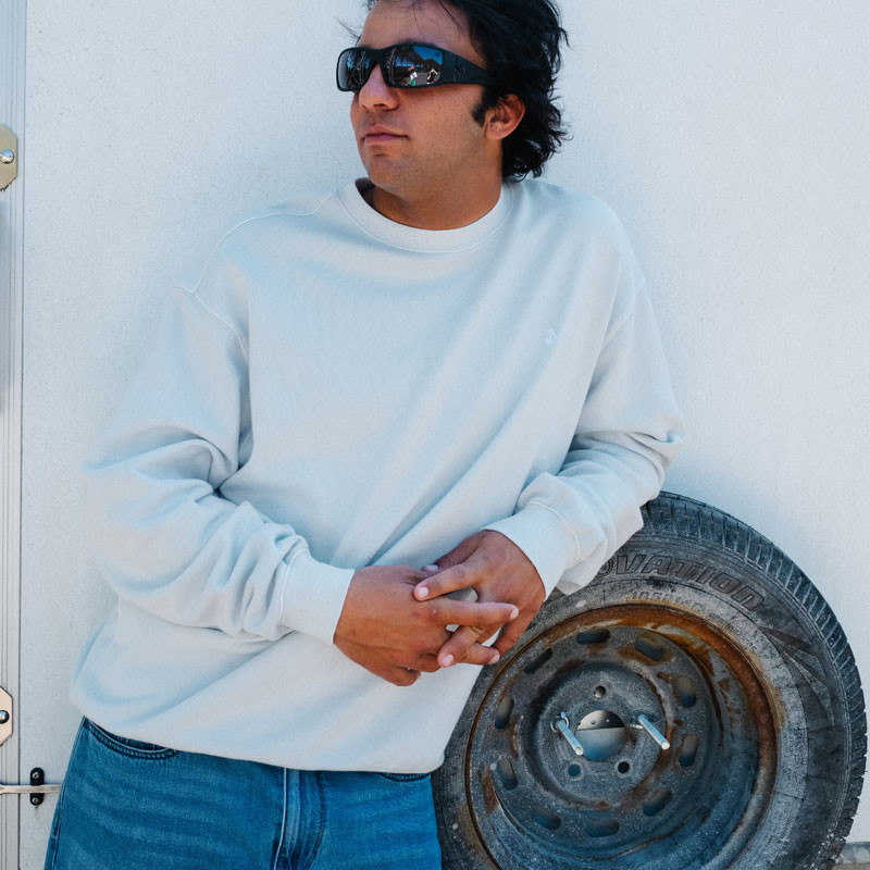 Sudadera Volcom: Single Stone Tw Crew (Light Blue Acid)