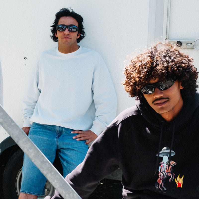 Sudadera Volcom: Single Stone Tw Crew (Light Blue Acid)