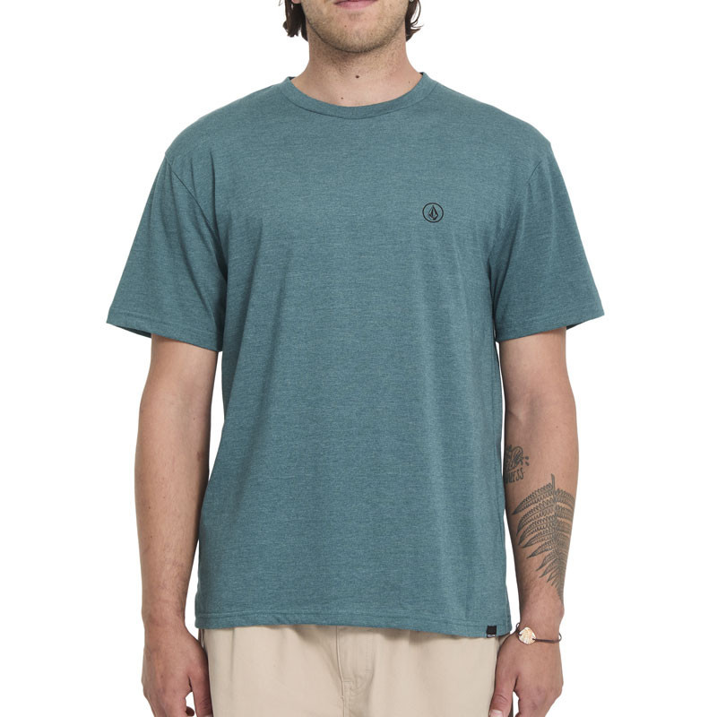 Camiseta Volcom: Circle Blanks Hth Sst (Rifle Green)