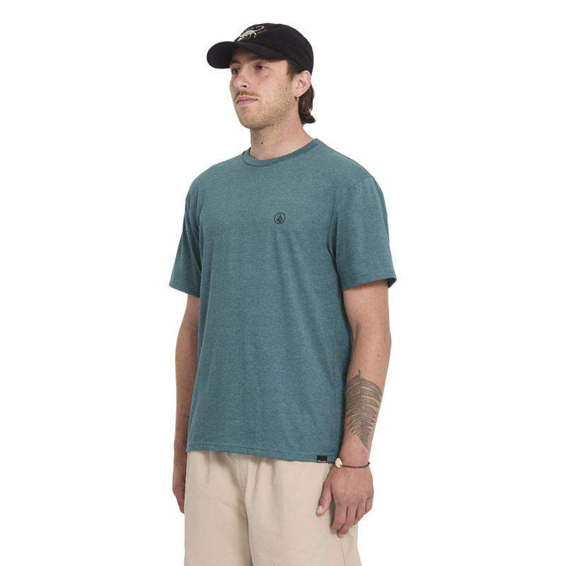Camiseta Volcom: Circle Blanks Hth Sst (Rifle Green)