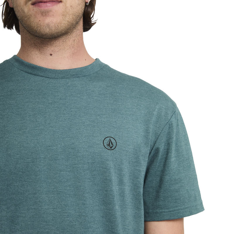 Camiseta Volcom: Circle Blanks Hth Sst (Rifle Green)