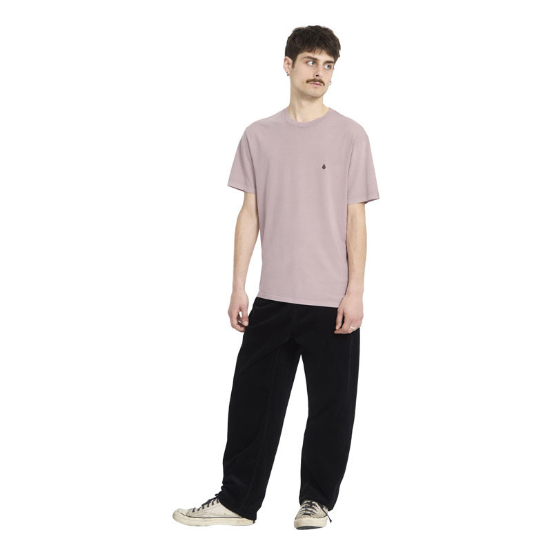 Camiseta Volcom: Solid Stone Emb Sst (Bark Brown)