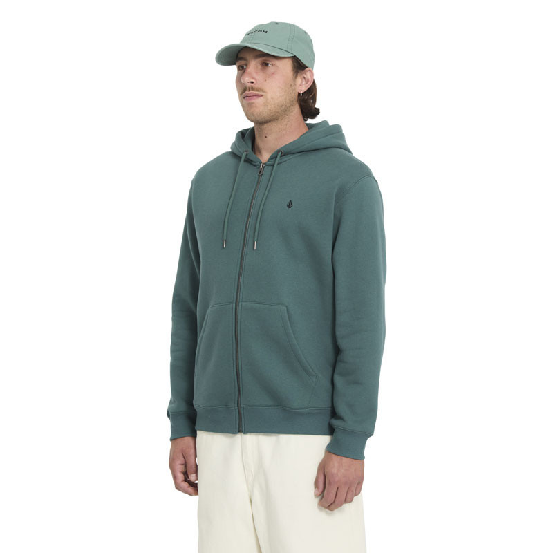Sudadera Volcom: Single Stone Zip (Rifle Green)