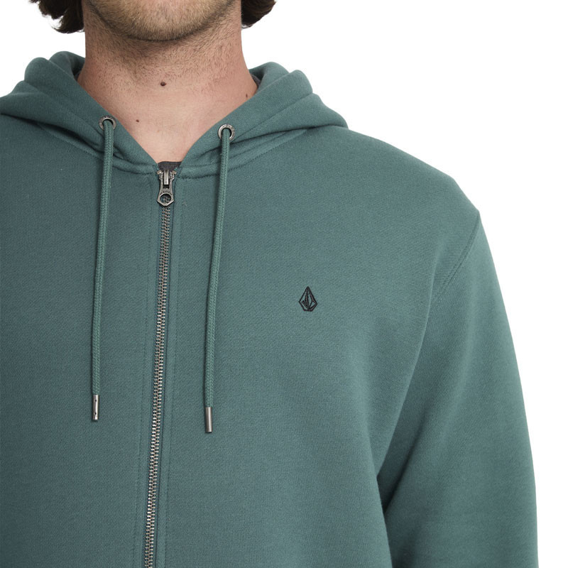 Sudadera Volcom: Single Stone Zip (Rifle Green)