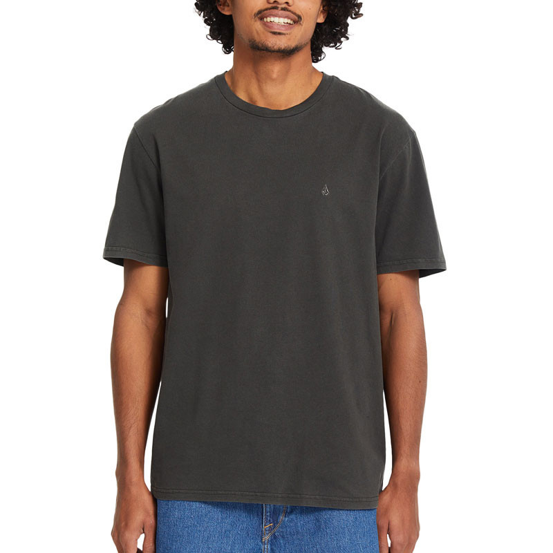 Camiseta Volcom: Solid Stone Emb Sst (Black)