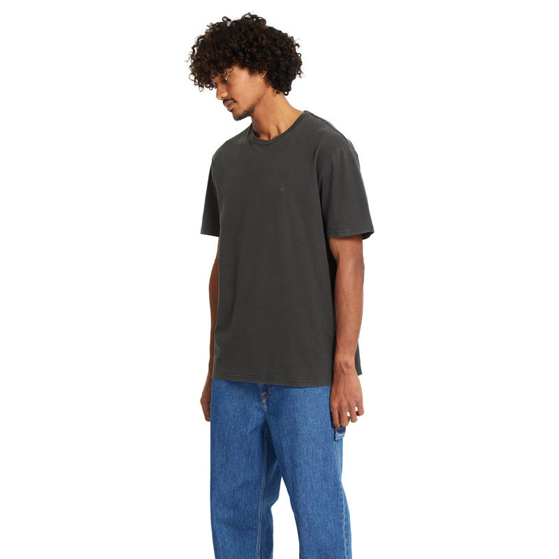 Camiseta Volcom: Solid Stone Emb Sst (Black)