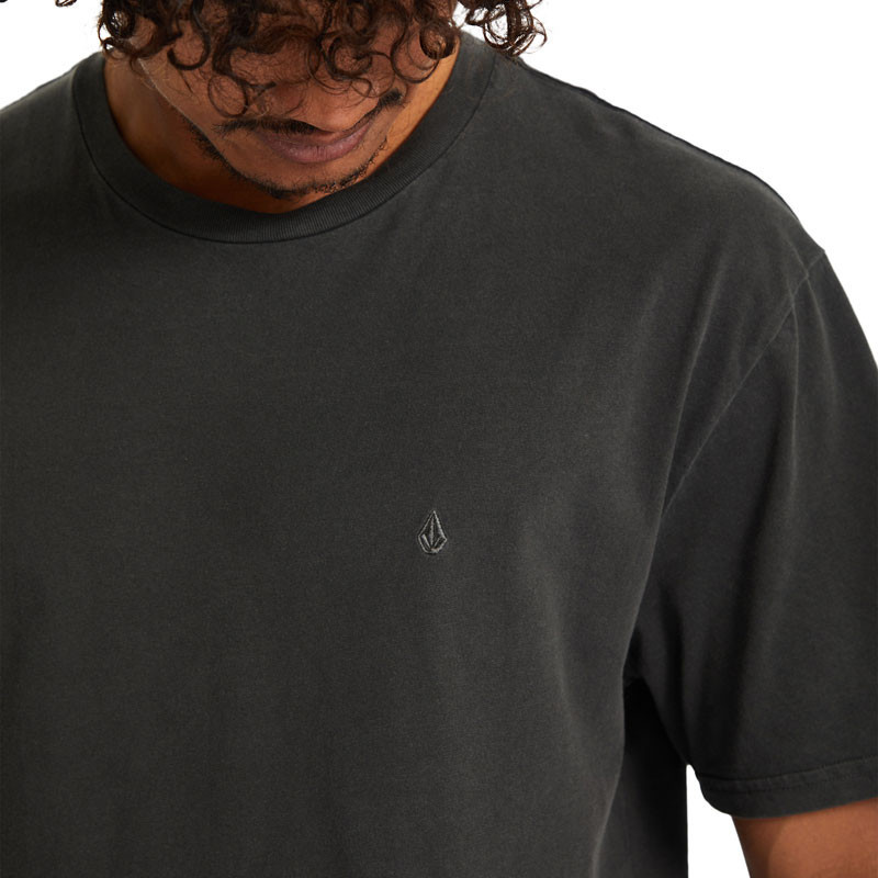 Camiseta Volcom: Solid Stone Emb Sst (Black)