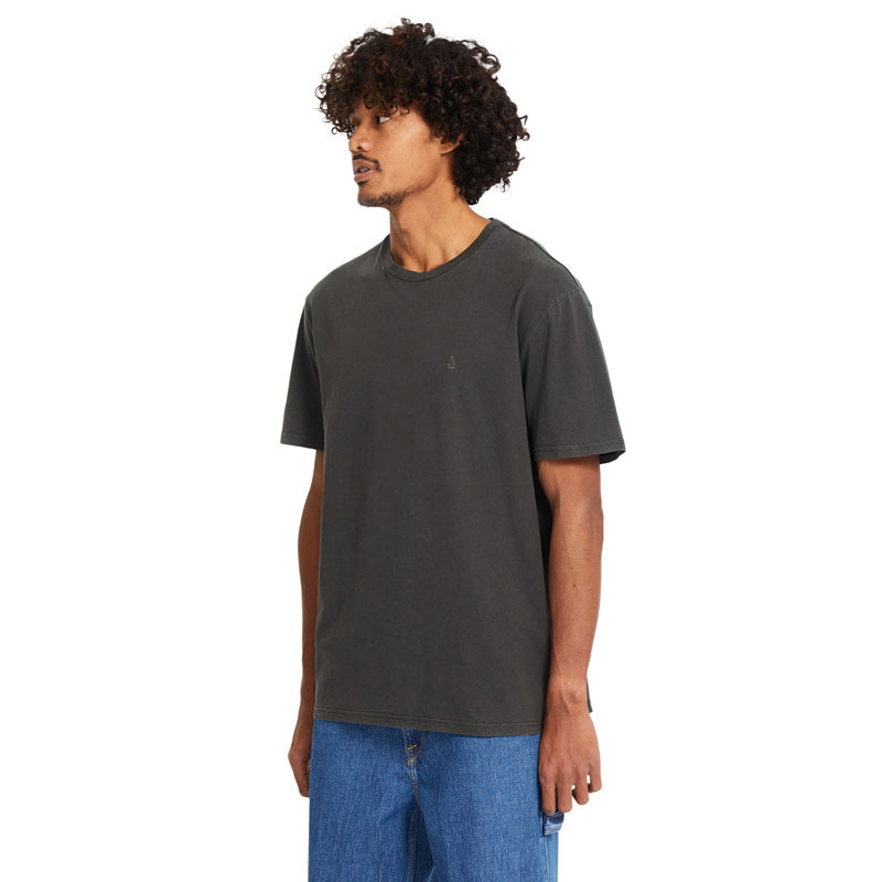 Camiseta Volcom: Solid Stone Emb Sst (Black)