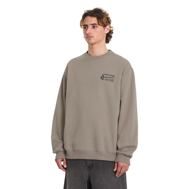 Sudadera Volcom: Workwear Crew (Brindle)