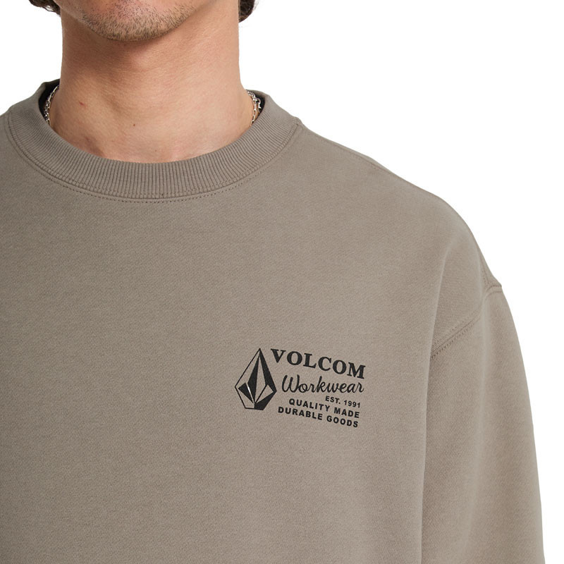 Sudadera Volcom: Workwear Crew (Brindle)