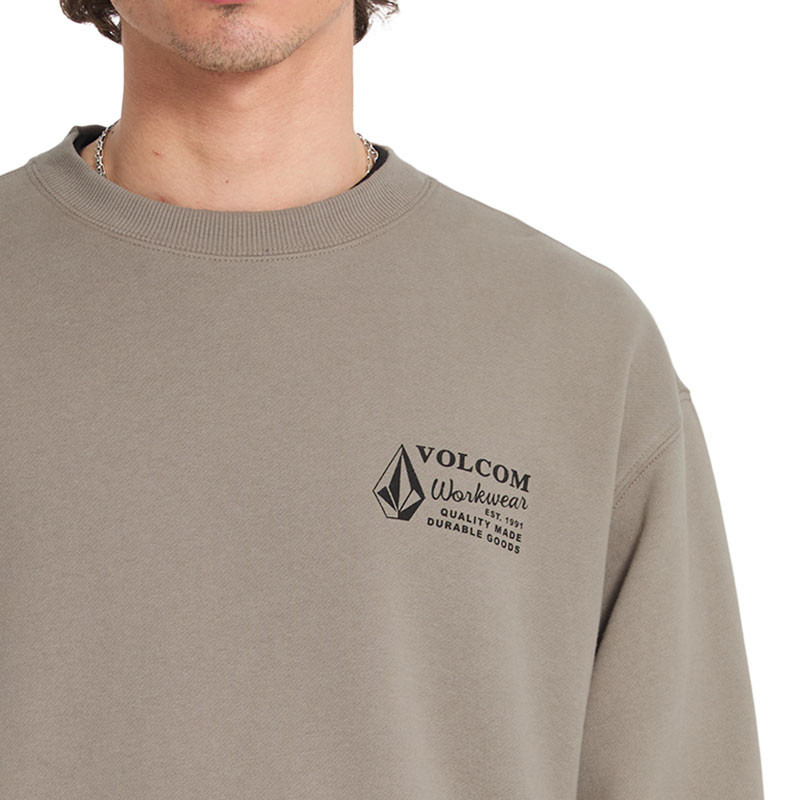 Sudadera Volcom: Workwear Crew (Brindle)
