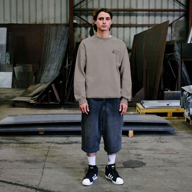 Sudadera Volcom: Workwear Crew (Brindle)