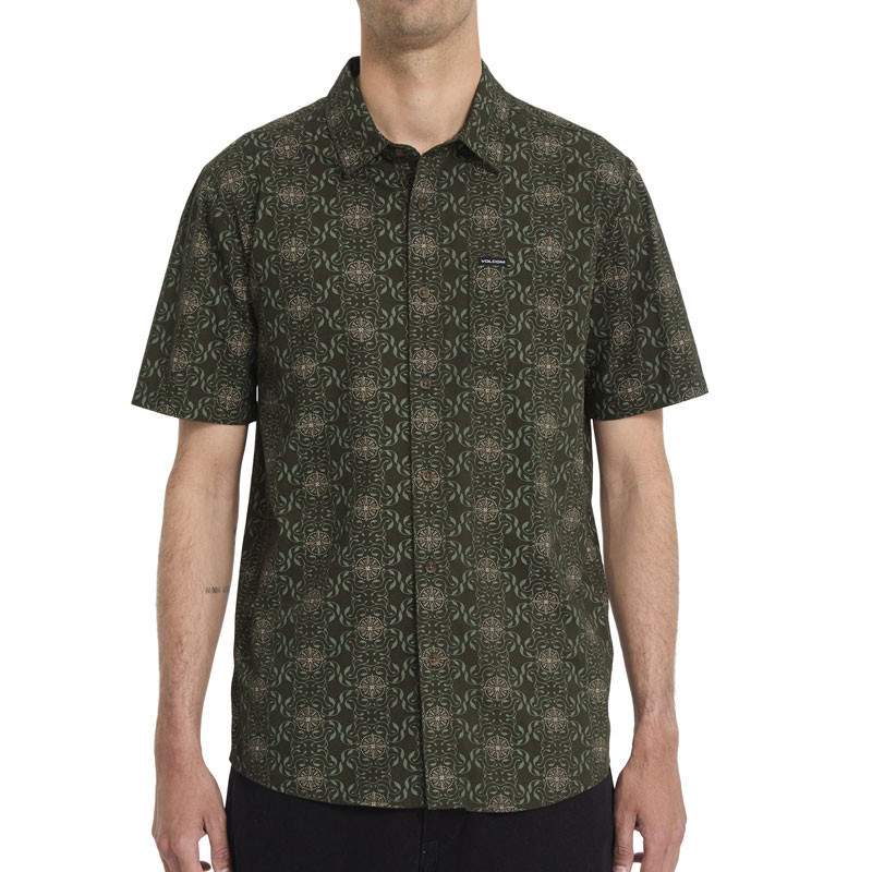 Camisa Volcom: Scaler Stone Woven SS (Squadron Green)