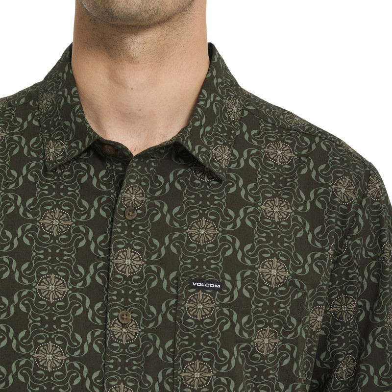 Camisa Volcom: Scaler Stone Woven SS (Squadron Green)