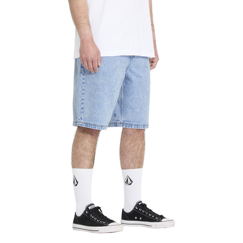 Bermuda Volcom: Freazy Denim Ew Short 22 (Pale Aqua)