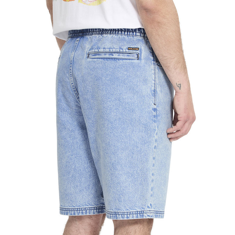 Bermuda Volcom: Freazy Denim Ew Short 22 (Pale Aqua)