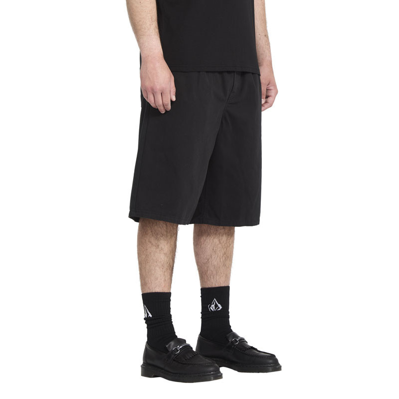 Bermuda Volcom: Chillow Pleat Ew Chino Sht 24 (Black)