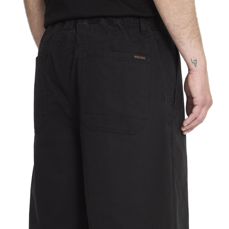 Bermuda Volcom: Chillow Pleat Ew Chino Sht 24 (Black)