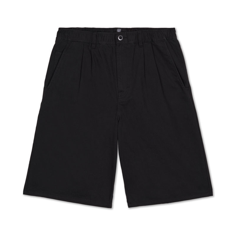 Bermuda Volcom: Chillow Pleat Ew Chino Sht 24 (Black)