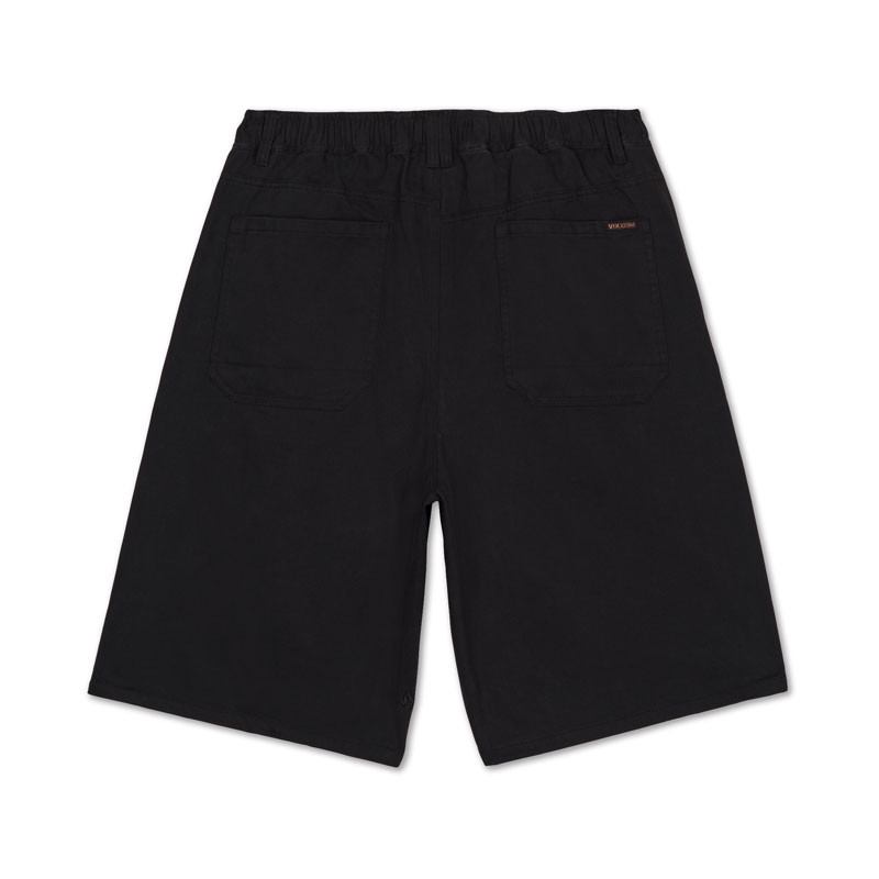 Bermuda Volcom: Chillow Pleat Ew Chino Sht 24 (Black)