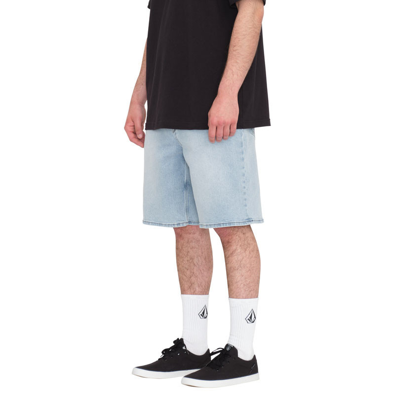 Bermuda Volcom: Billow Denim Short 22 (Desert Dirt Indigo)