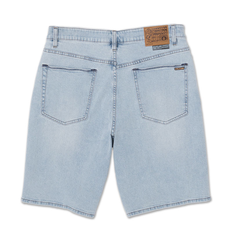Bermuda Volcom: Billow Denim Short 22 (Desert Dirt Indigo)