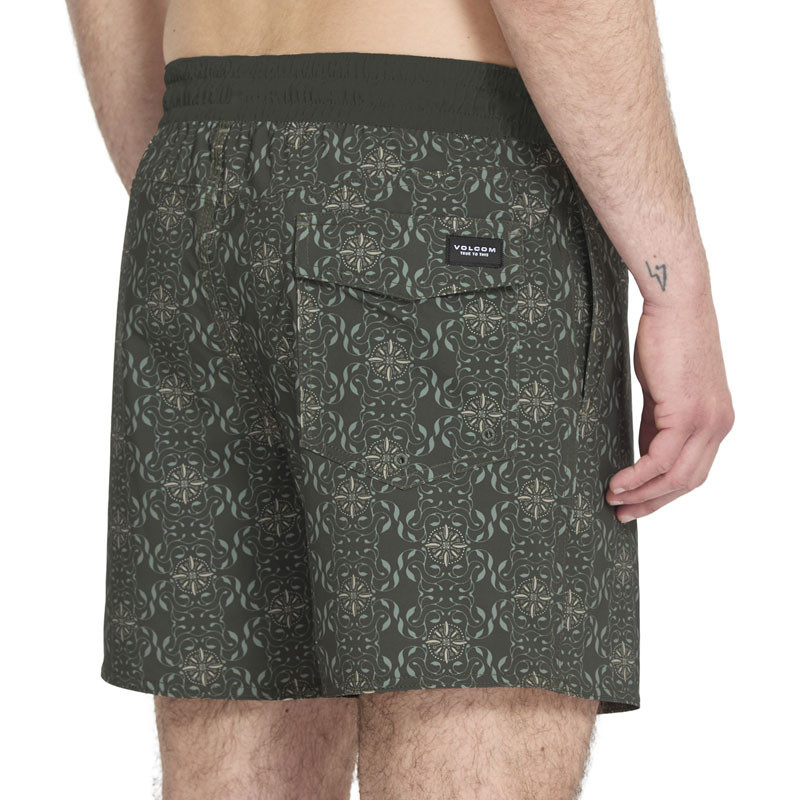 Bañador Volcom: Lido Print Trunk 16 (Squadron Green)