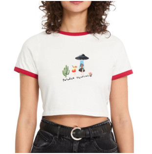 Camiseta Volcom: Fa Mickey Mason Tee (Off White)