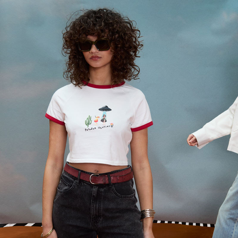 Camiseta Volcom: Fa Mickey Mason Tee (Off White)