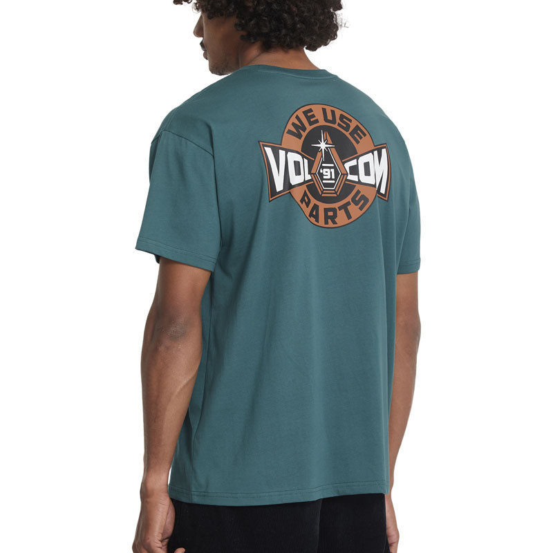 Camiseta Volcom: Parted Out Pocket Sst (Rifle Green)