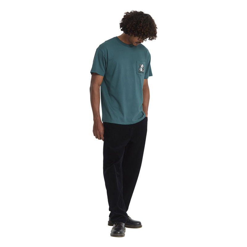 Camiseta Volcom: Parted Out Pocket Sst (Rifle Green)