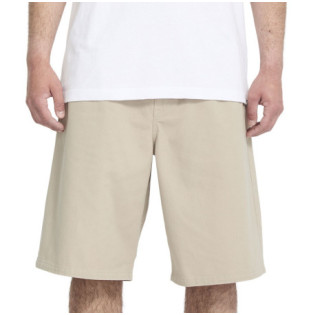 Bermuda Volcom: Chillow Pleat Ew Chino Sht 24 (Lt Khaki)