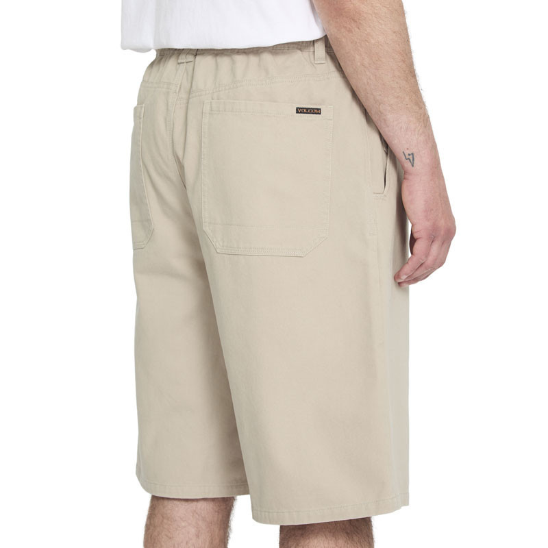Bermuda Volcom: Chillow Pleat Ew Chino Sht 24 (Lt Khaki)
