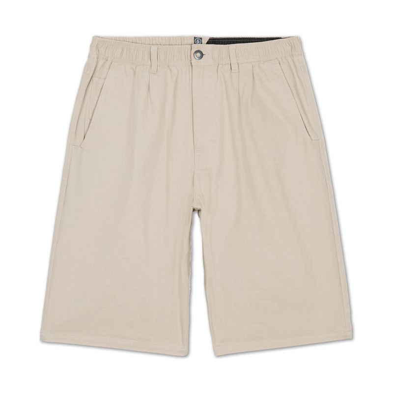Bermuda Volcom: Chillow Pleat Ew Chino Sht 24 (Lt Khaki)