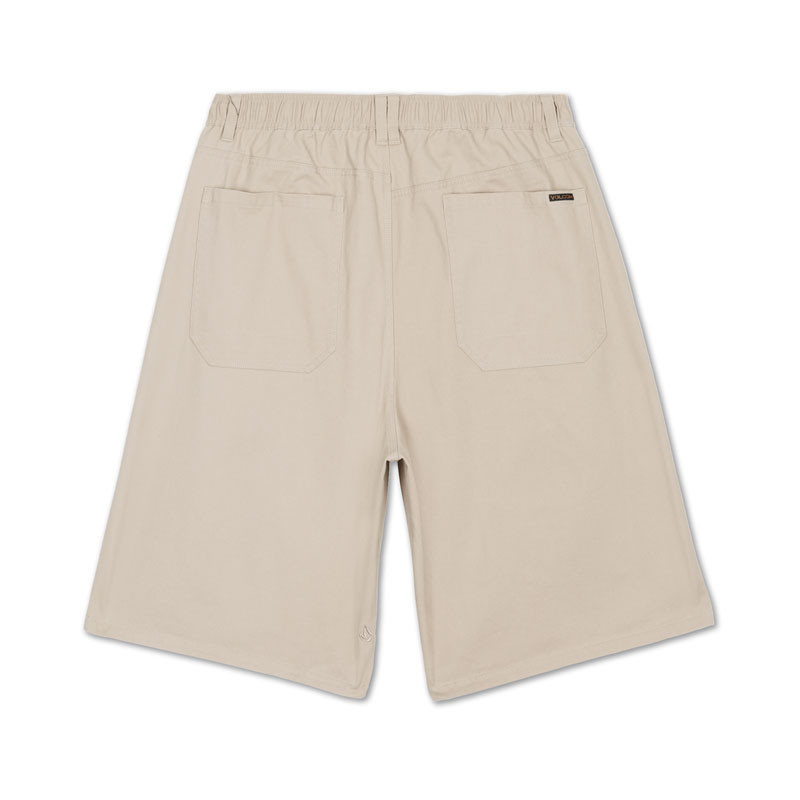 Bermuda Volcom: Chillow Pleat Ew Chino Sht 24 (Lt Khaki)