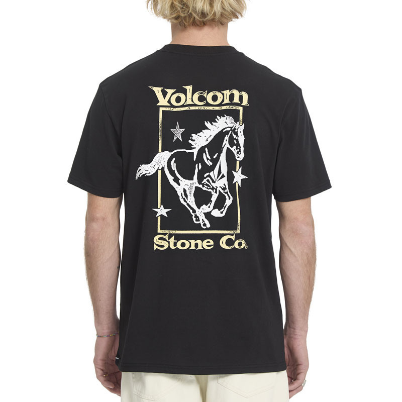 Camiseta Volcom: Giddyup Sst (Black)