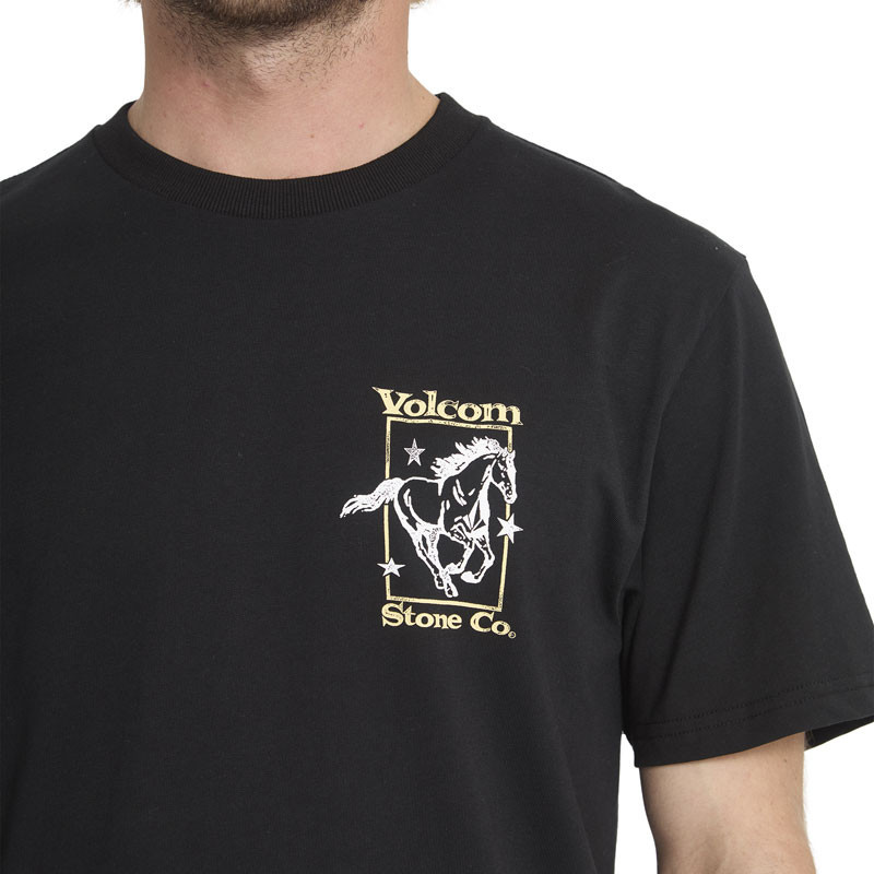 Camiseta Volcom: Giddyup Sst (Black)